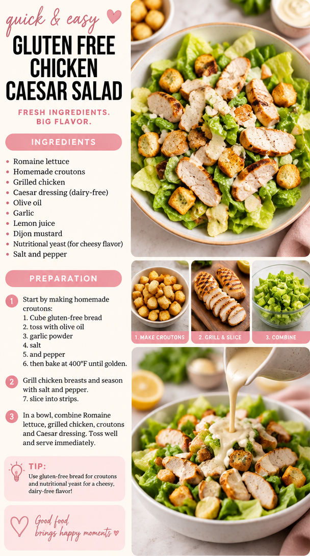Gluten Free Chicken Caesar Salad