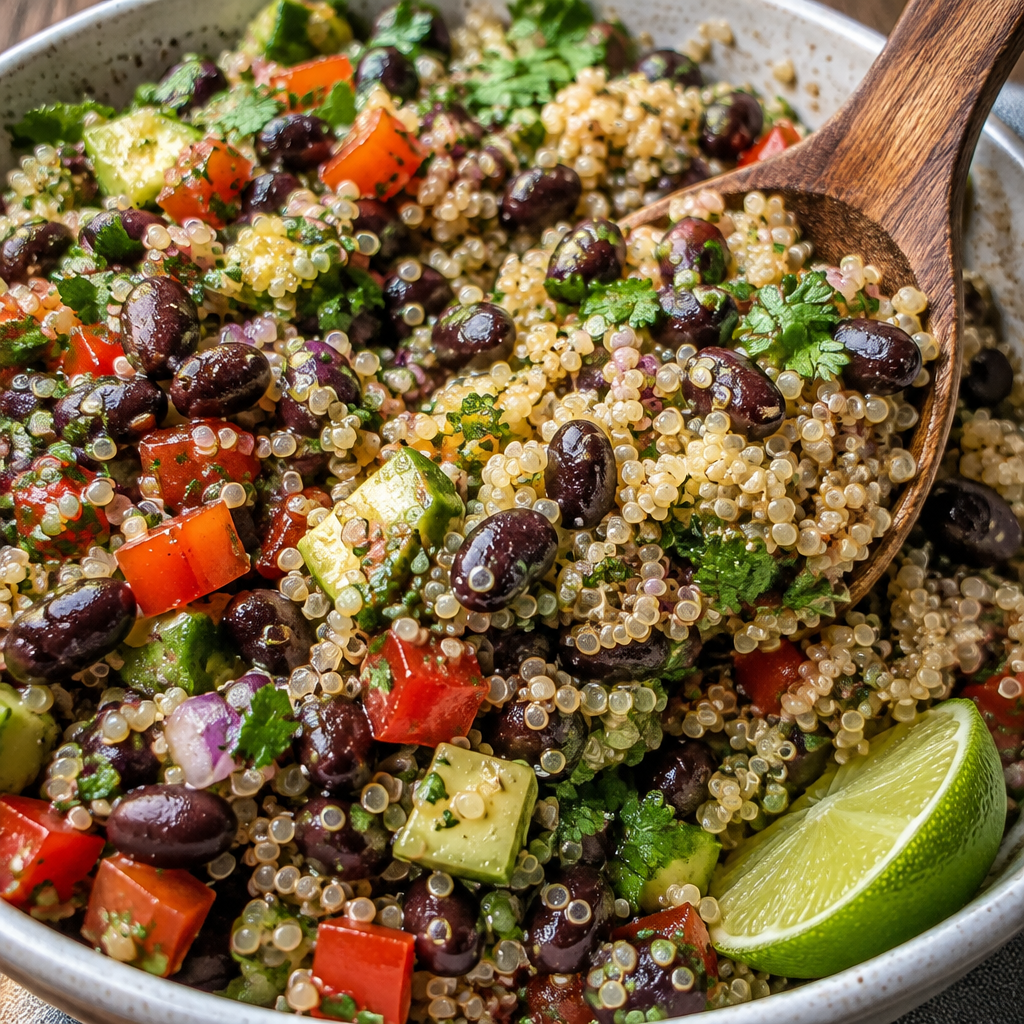 Black Bean Quinoa Salad Recipe