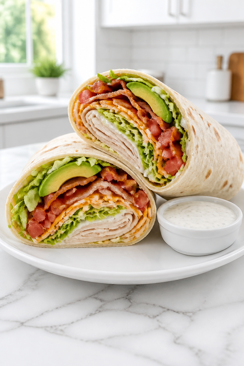 Classic Turkey Bacon Ranch Wrap