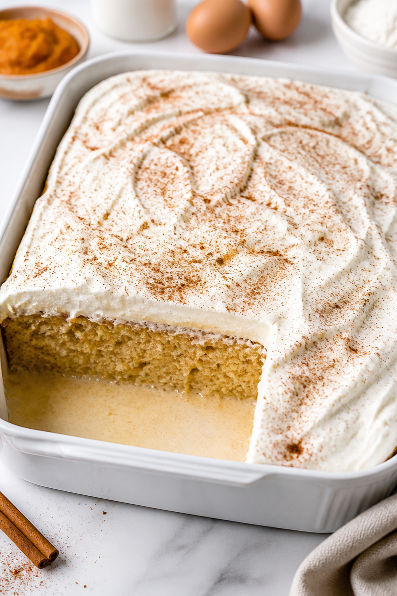 Classic Pumpkin Tres Leches Cake