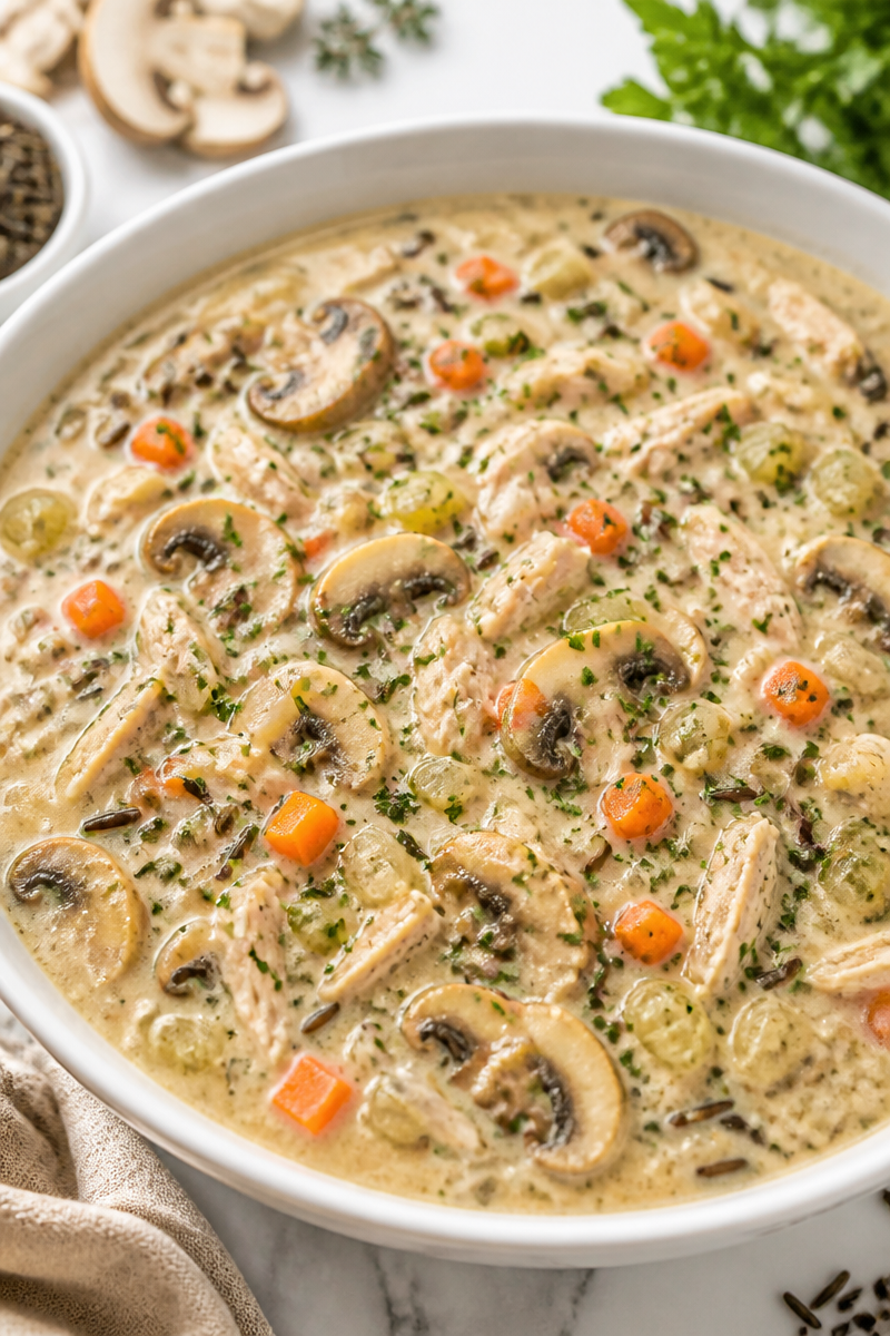 Classic Turkey Wild Rice Soup