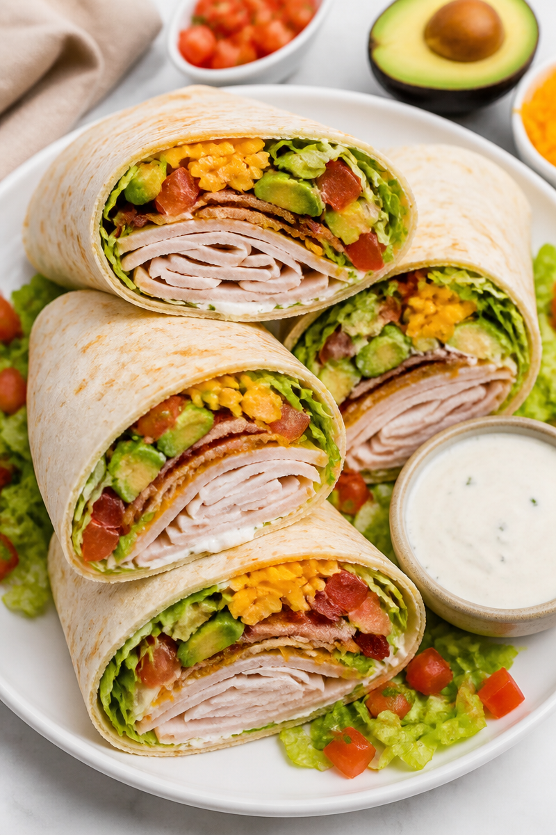 Classic Turkey Bacon Ranch Wrap