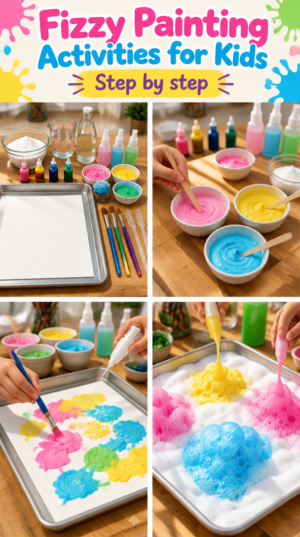 Fizzy Painting for Kids