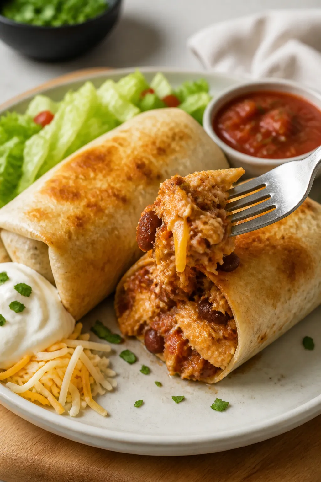 Wie man Chimichangas in einem Air Fryer macht