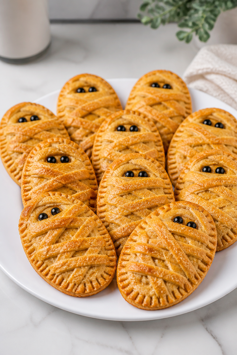Mummy Hand Pie Pumpkin Filling