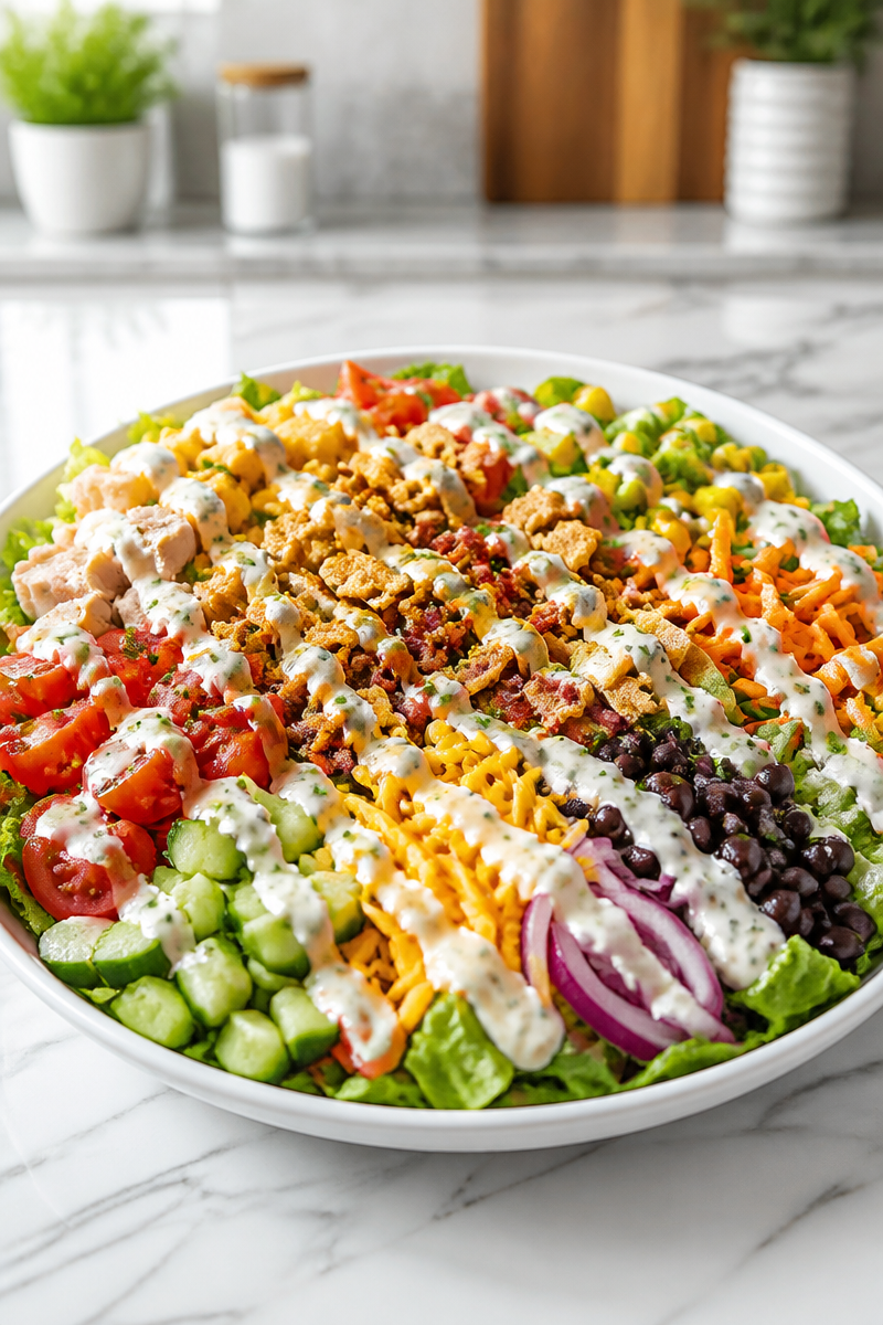 Turkey Ranch Chopped Salad Bowl