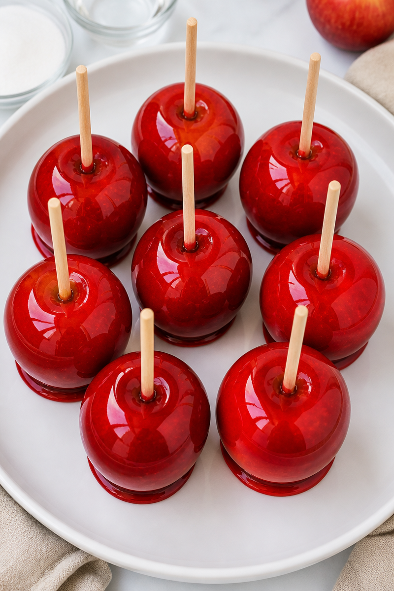 Classic Red Candy Apple Bite