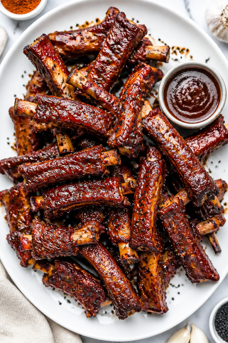 Skeleton Rib Bbq Pork Bite