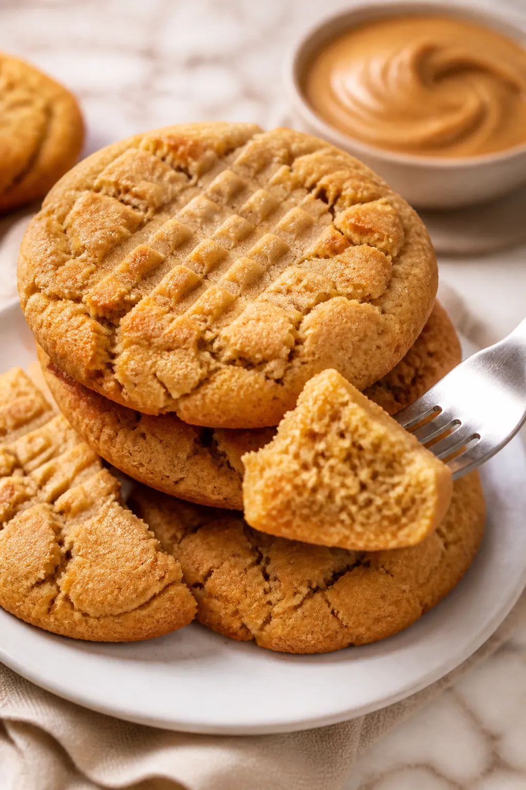 Thick and Chewy Peanut Butter Cookies 32 Thick and Chewy Peanut Butter Cookies