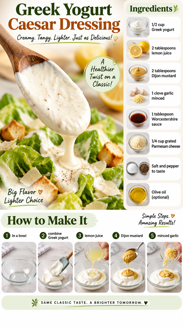 Greek Yogurt Caesar Dressing