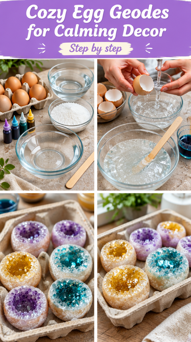 Cozy Egg Geodes for a Peaceful and Calming Home Decor