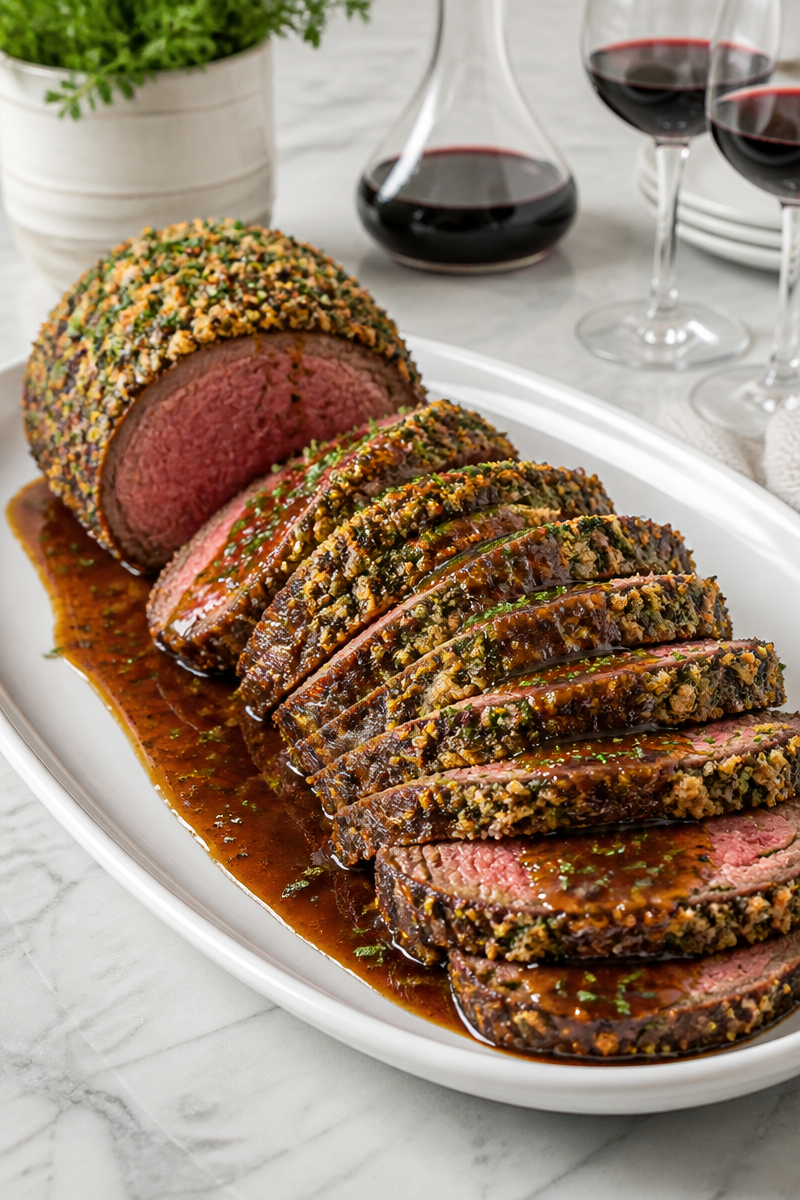 Herb Crusted Beef Tenderloin Roast