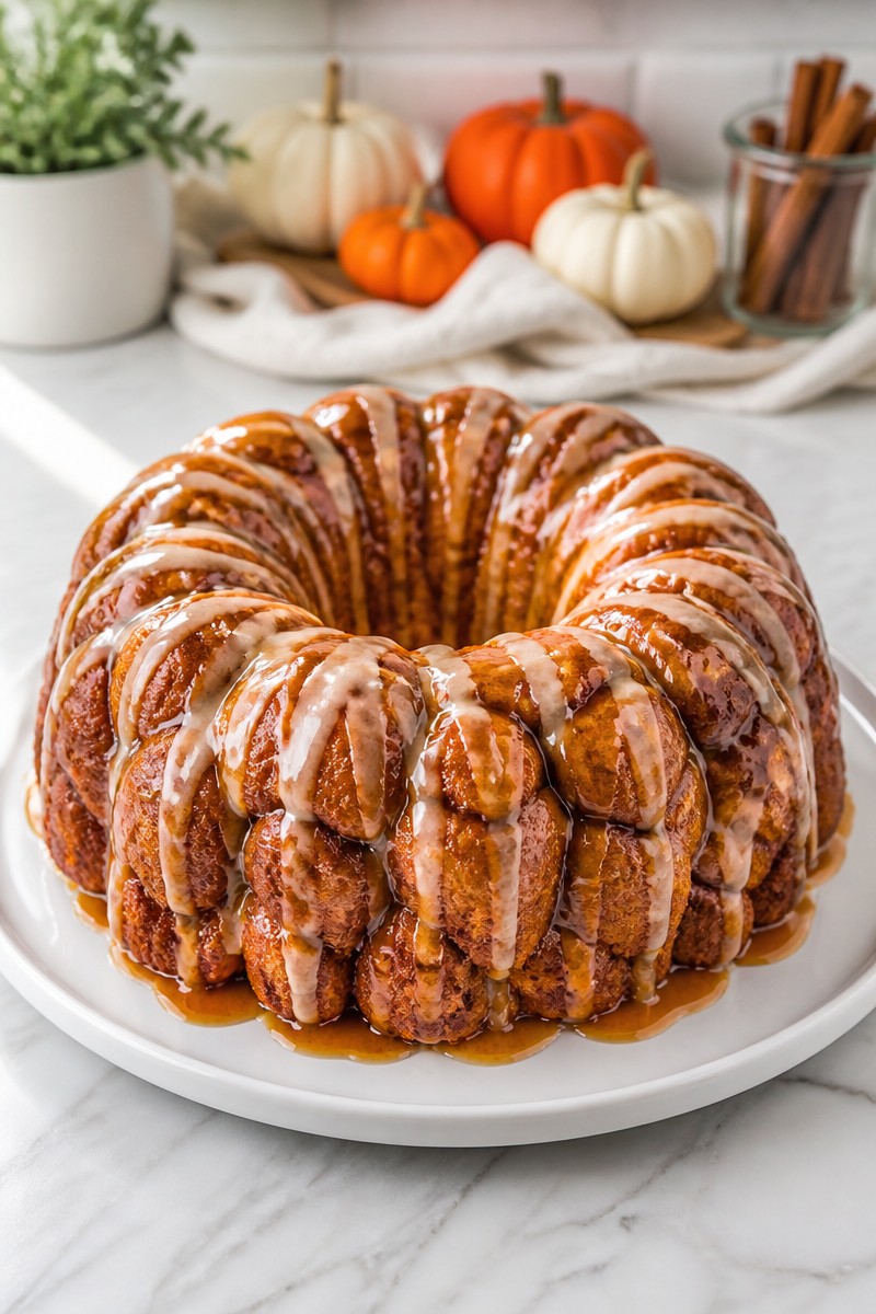Pumpkin Spice Monkey Bread Pull-Apart