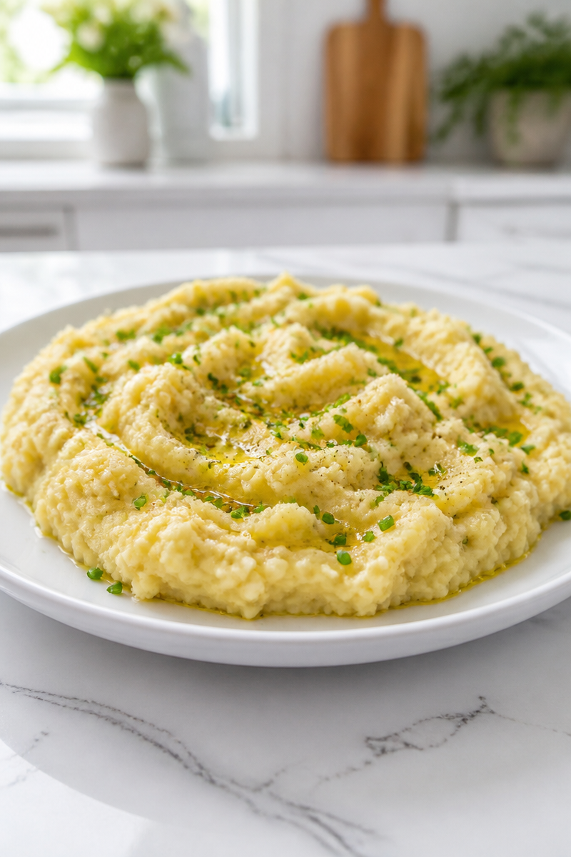 Maple Roasted Parsnip Apple Mash