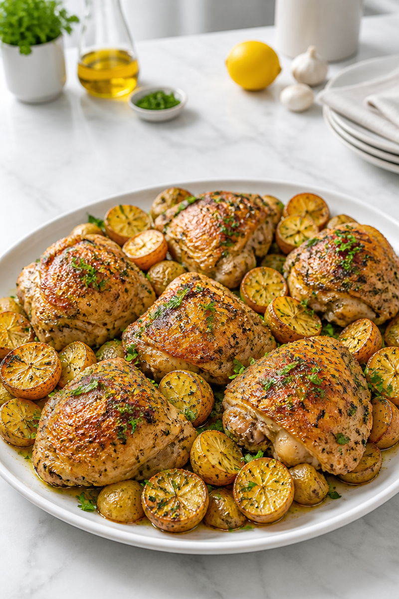 Herb Butter Roasted Chicken Thigh