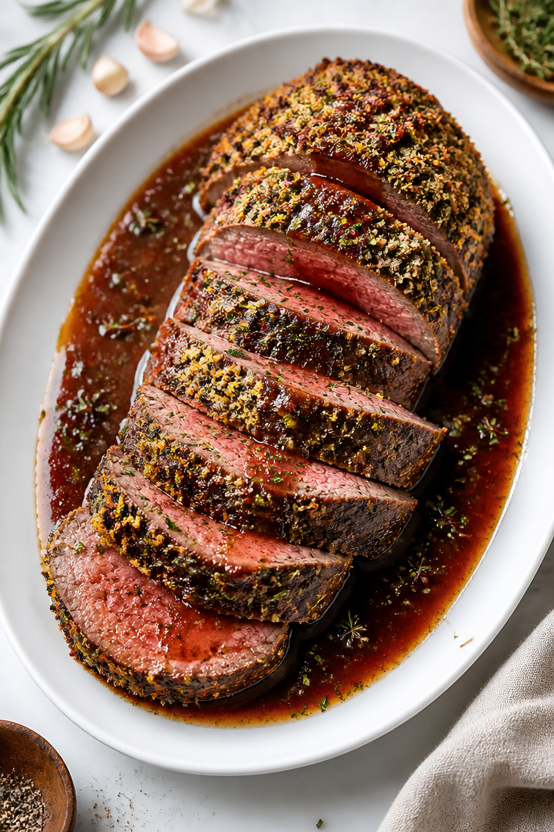 Herb Crusted Beef Tenderloin Roast