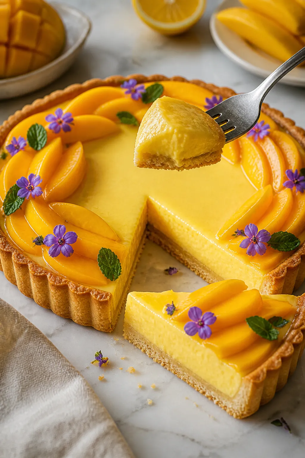 Mango Curd Tart Für Dessertliebhaber 32 Mango Curd Tart Für Dessertliebhaber