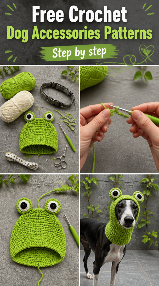 Free Crochet Dog Accessories Patterns 5 Free Crochet Dog Accessories Patterns