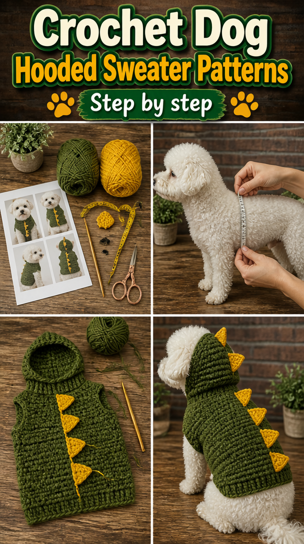 Crochet Dog Hooded Sweater Patterns 5 Free Crochet Dog Hooded Sweater Patterns