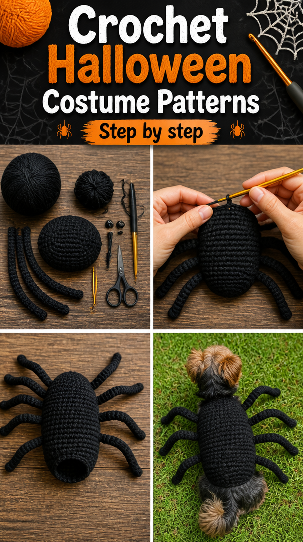 25 Crochet Halloween Costumes Patterns