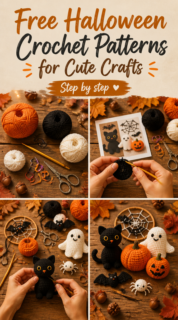 Free Halloween Crochet Patterns for Cute Crafts 5 31 Halloween Crochet Free Patterns for Cute Spooky Crafts