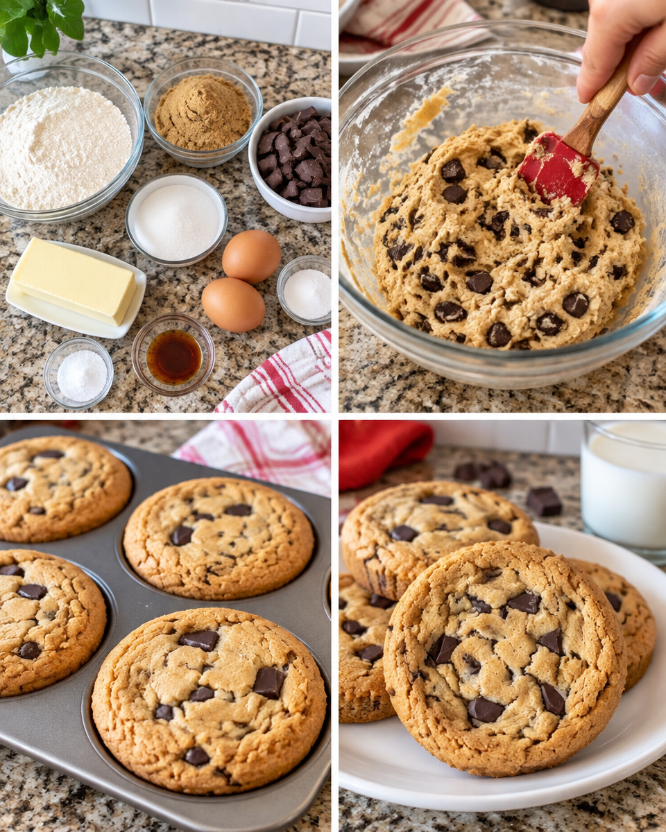 Jack Jack Cookies! ❤️ These large, thick cookies have crispy edges & a soft, gooey center filled with chocolate chunks.

💕 Comment COOKIES below to have this recipe sent to you.