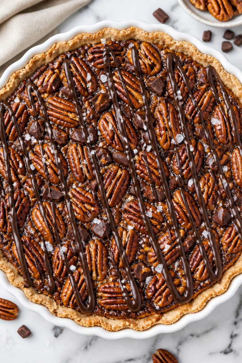 Curse Breaker Dark Chocolate Pecan Tart