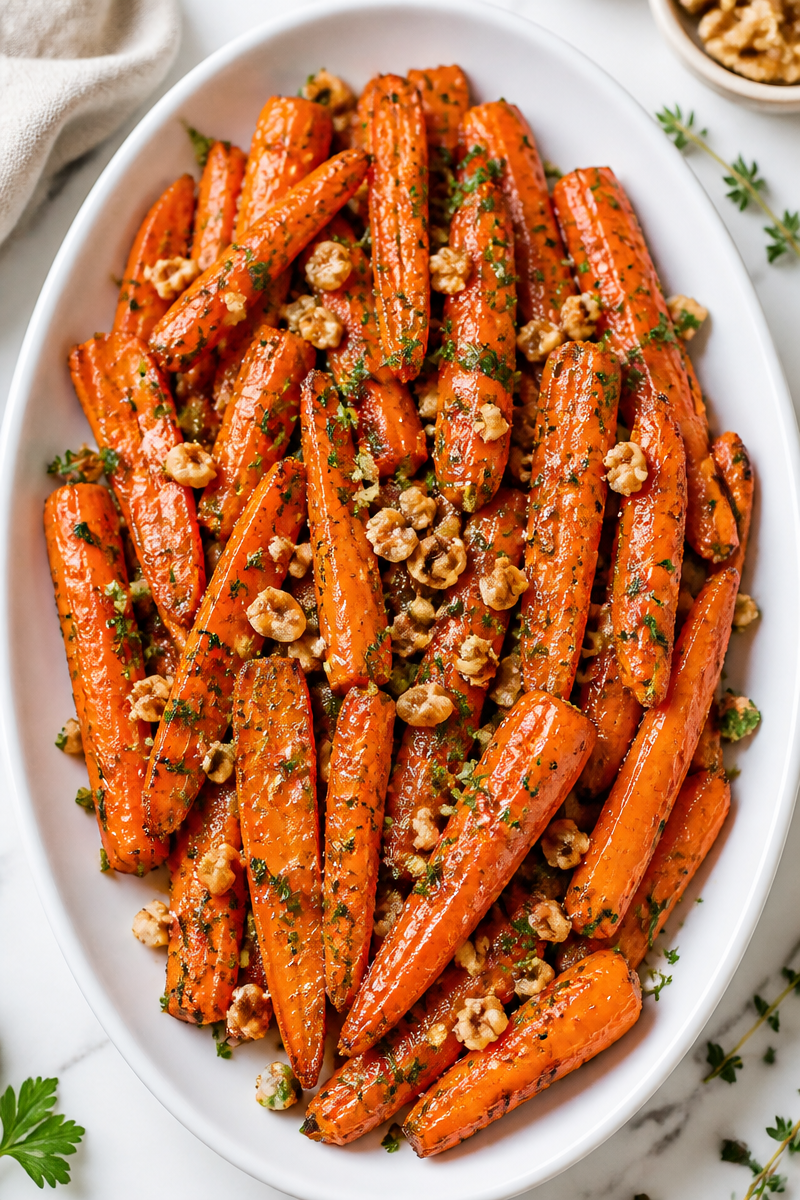 Maple Dijon Glazed Carrot Side