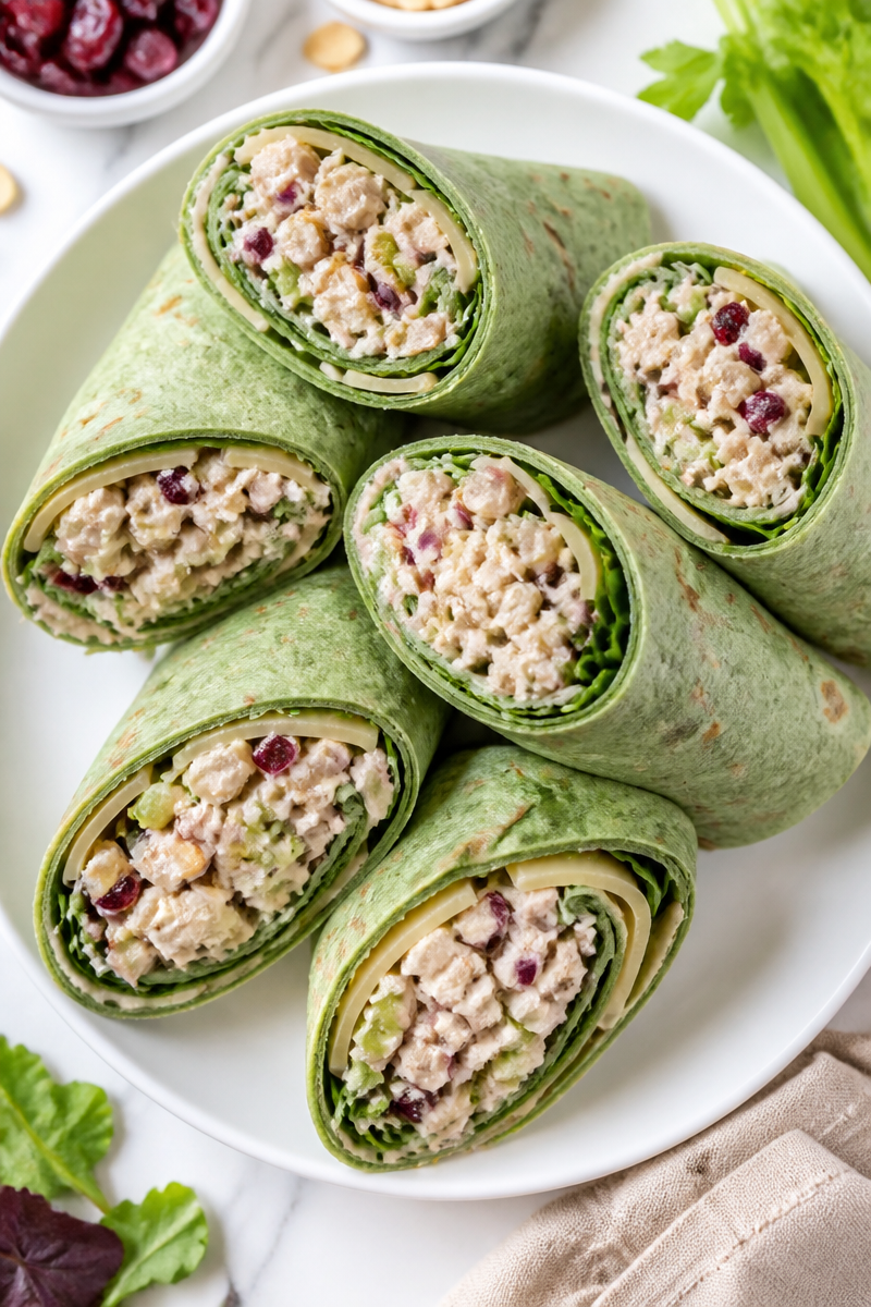 Make Ahead Chicken Salad Wrap