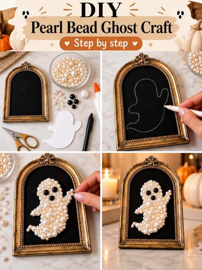 DIY Pearl Bead Ghost 👻