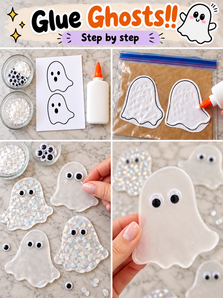 Glue Ghosts!! 👻 3 Glue Ghosts!! 👻