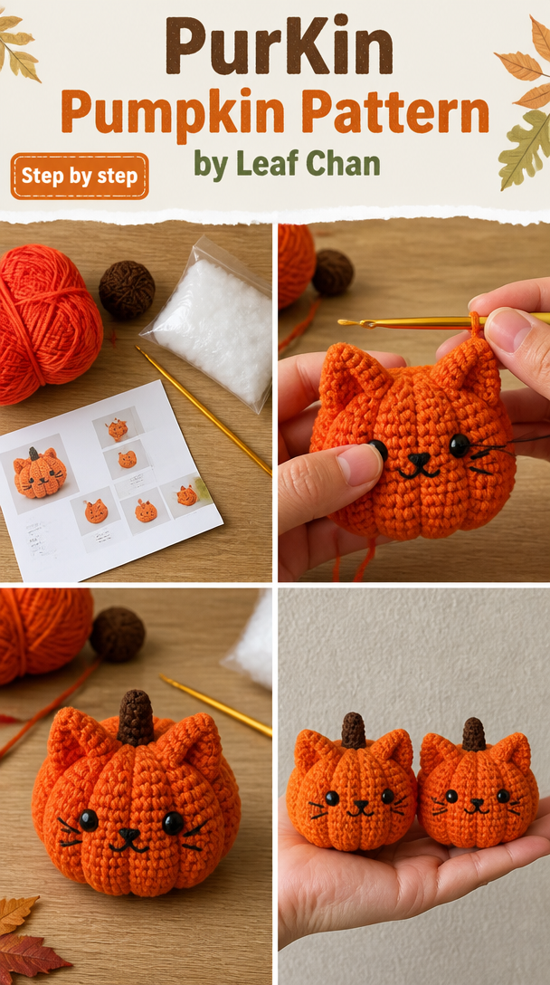 The PurKin Pumpkin pattern by Leaf Chan