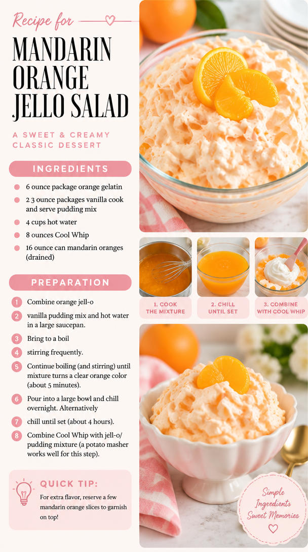 Mandarin Orange Jello Salad