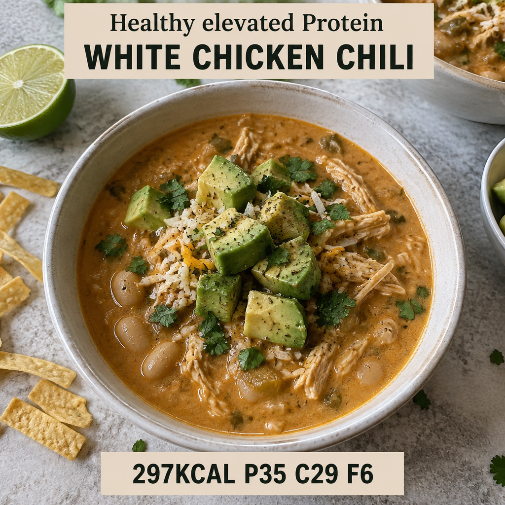 Easy White Chicken Chili (Slow Cooker)