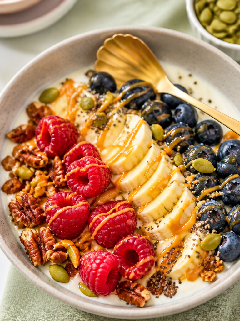 Superfood Bowl Recipe of Vegan Greek Yogurt
