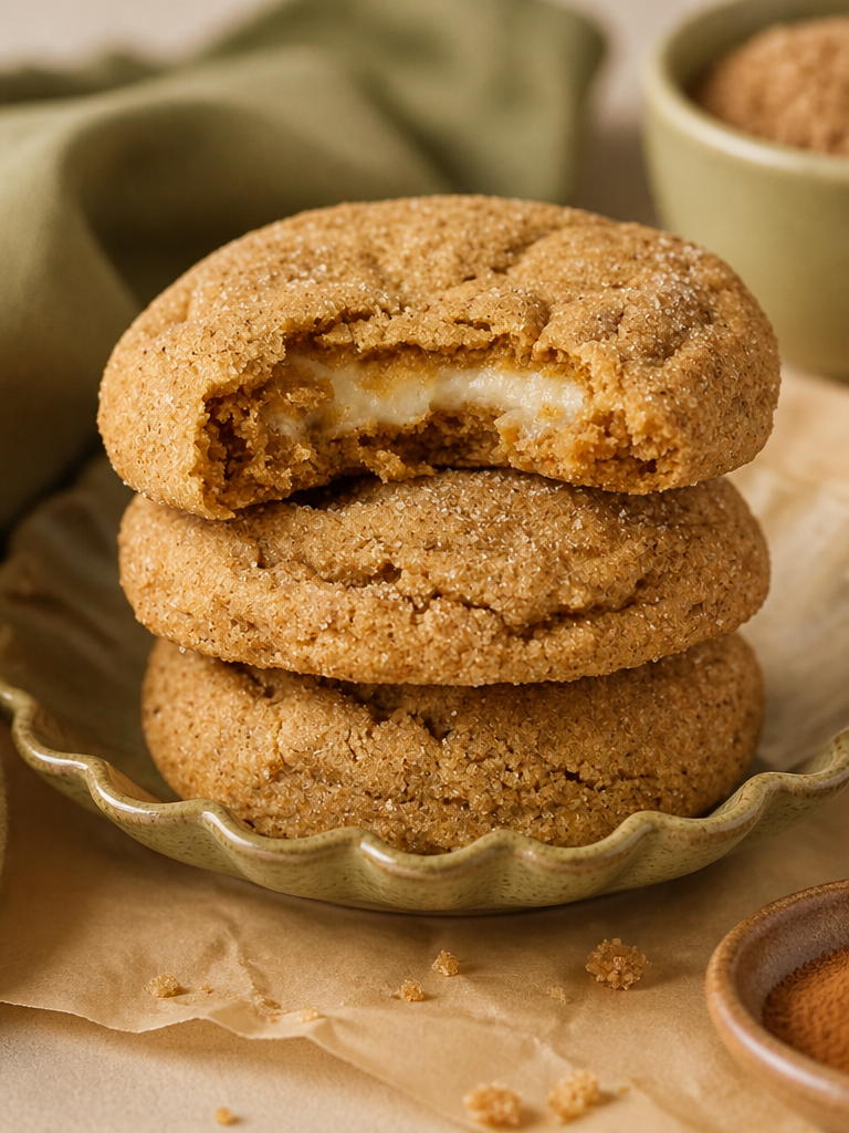 Galletas de Queso Crema de Calabaza Masticables