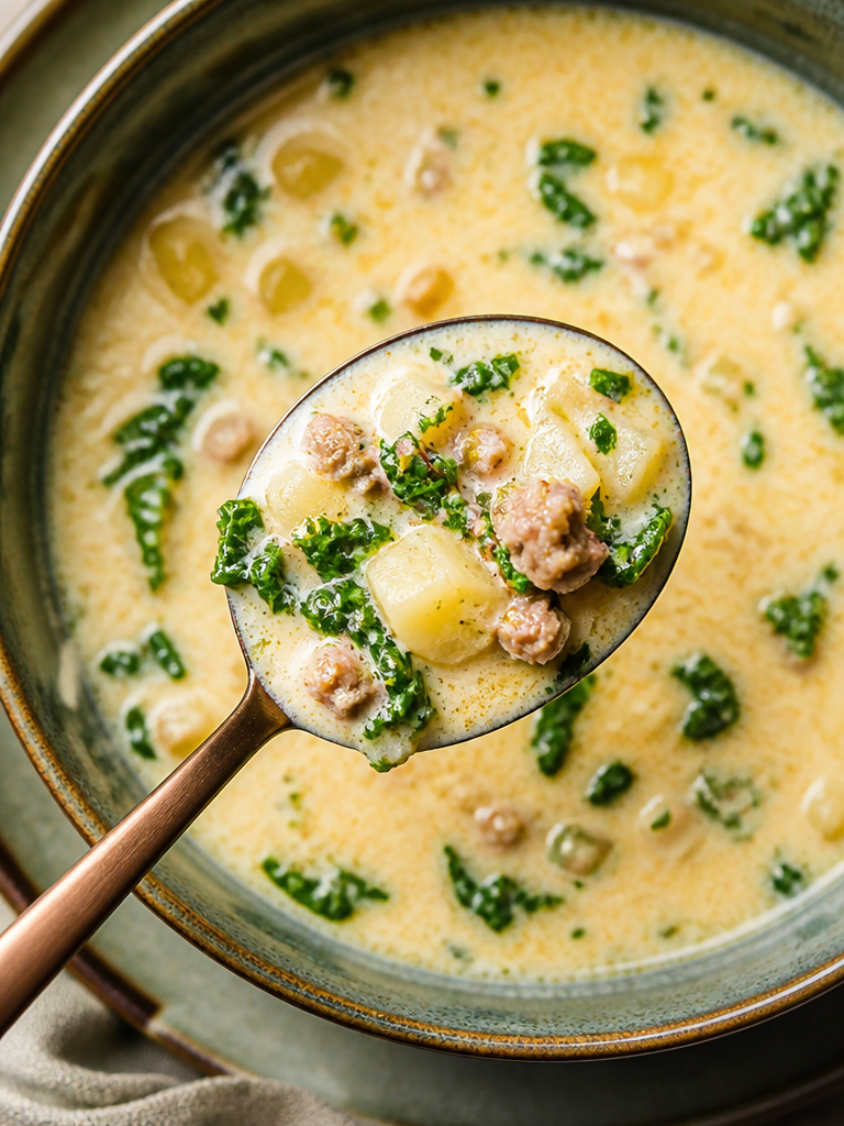 Sopa Toscana en Olla de Cocción Lenta
