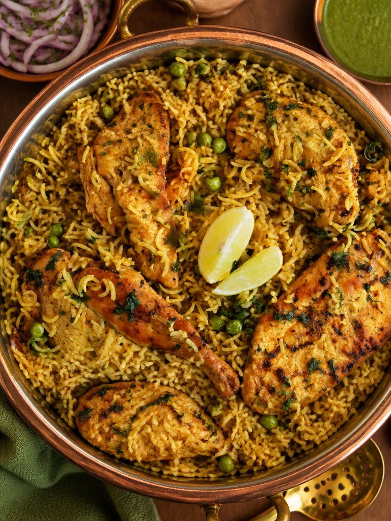 Pollo Mediterráneo y Arroz en Una Sola Olla