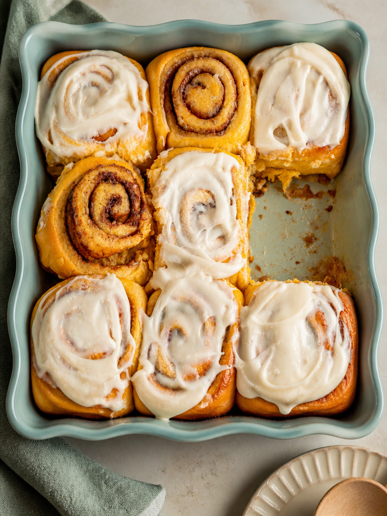 Rollos de Canela con Calabaza