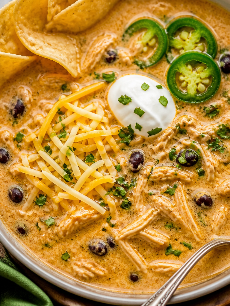 Receta de Chili Blanco de Pollo en Instant Pot