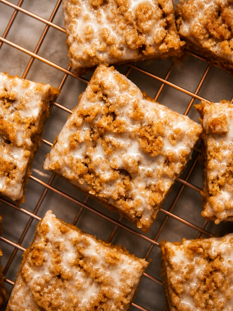 Pastel de Café de Calabaza con Streusel de Canela