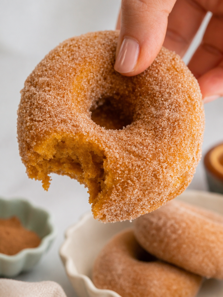 Donas de calabaza especiadas al horno - Estilo de vida de un amante de la comida
