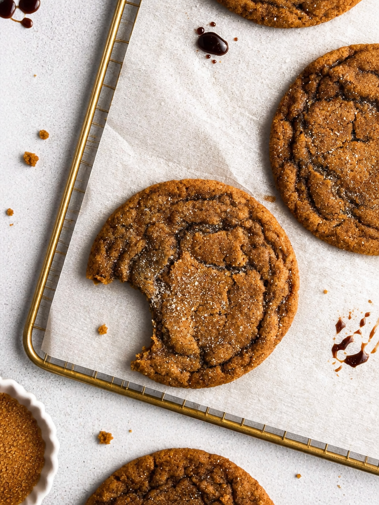 Galletas masticables de especias de calabaza con melaza