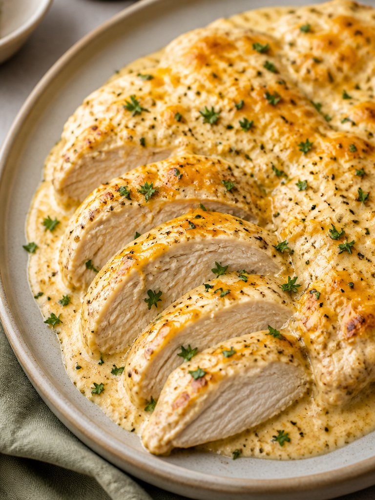 POLLO CON CREMA AGRIA SOFOCADA