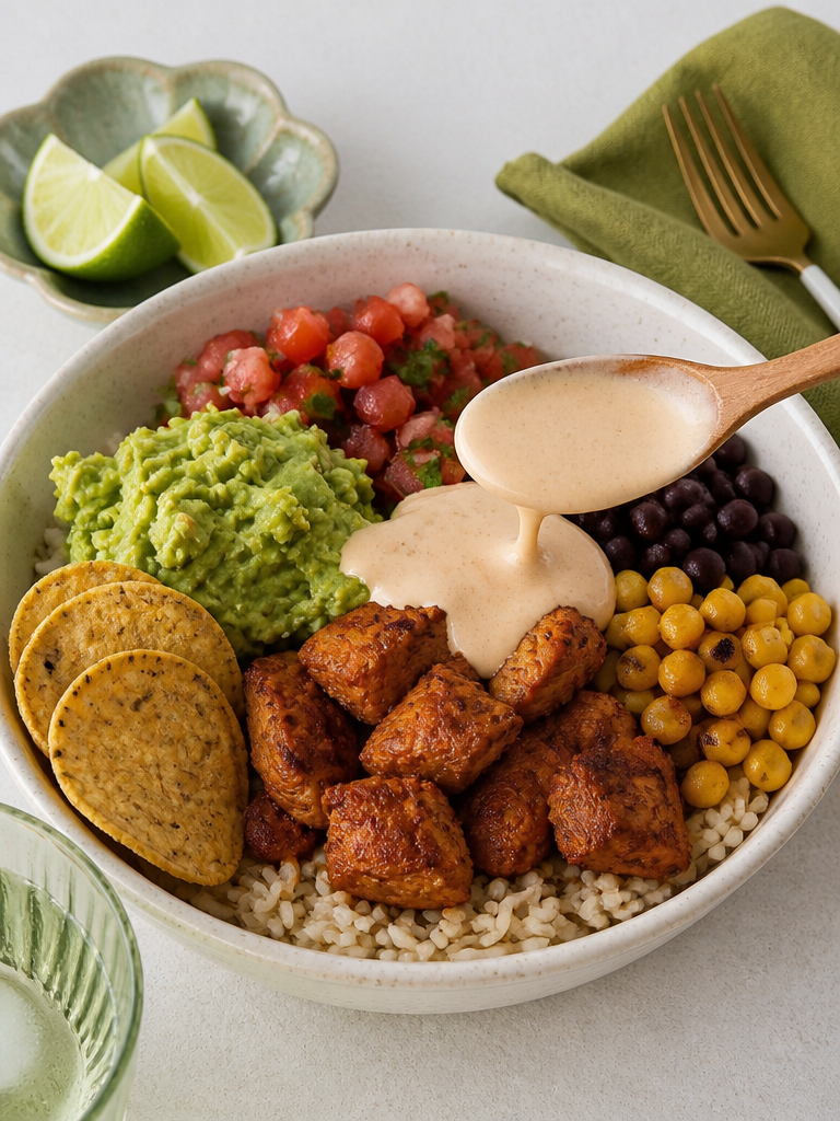 Tazones de Burrito de Pollo