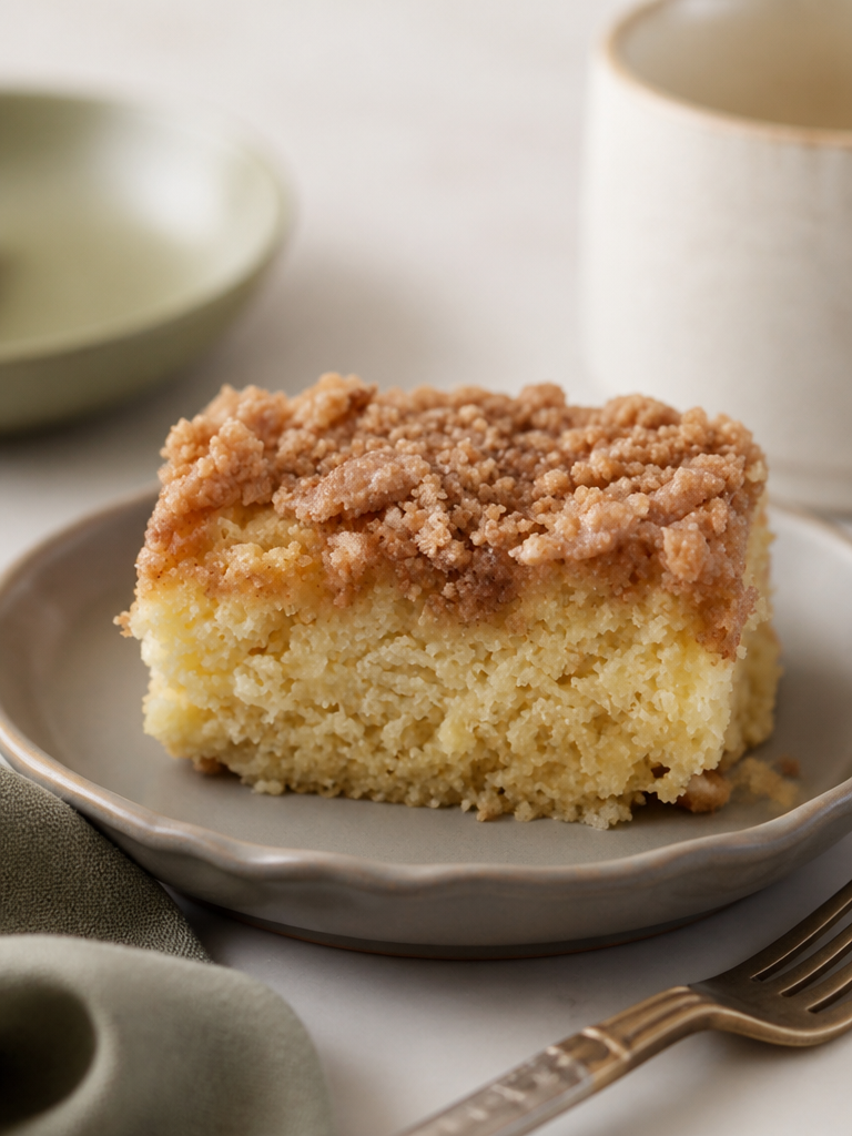 Pastel de café clásico fácil