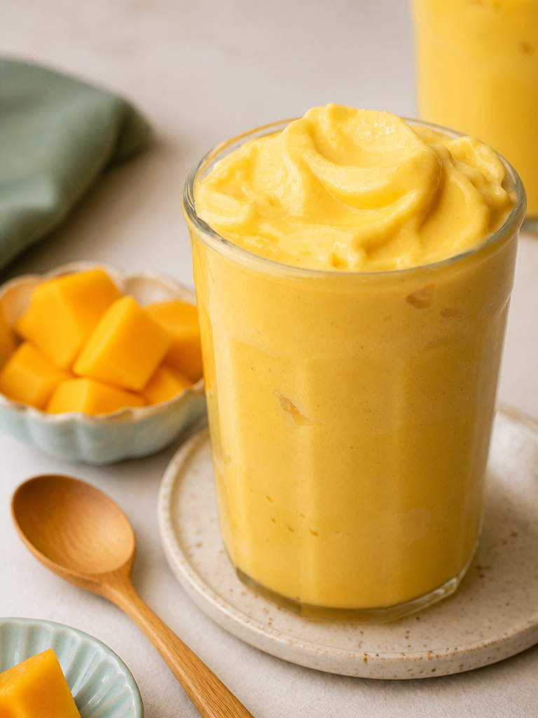 Batido de Mango con Leche de Coco