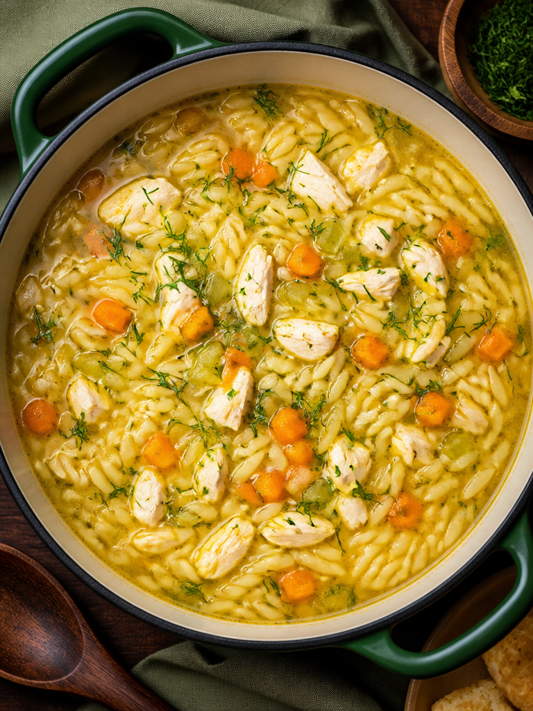 Sopa de Pollo con Limón y Orégano – Spatula Magra