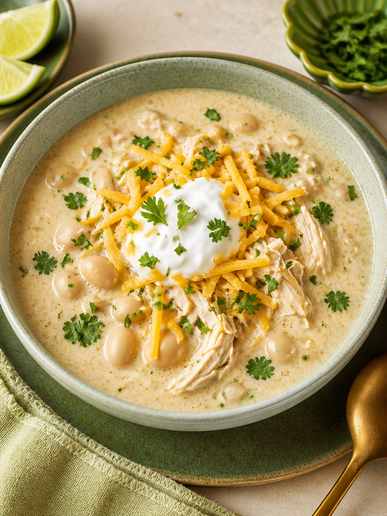 Chili de pollo blanco