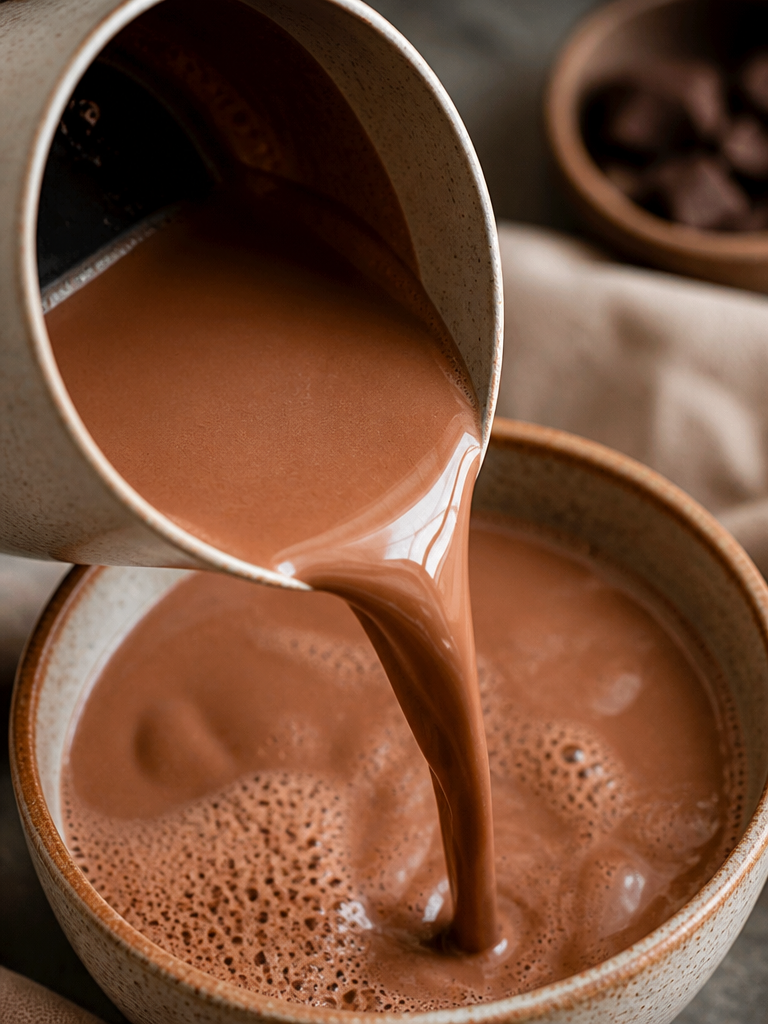 Receta de Chocolate Caliente Casero (Opción de Olla de Cocción Lenta) - The Food Charlatan